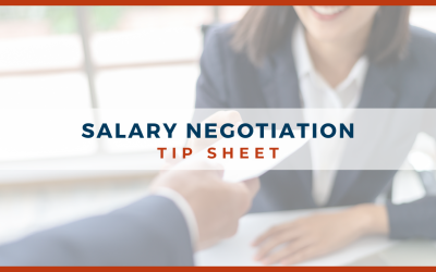 Salary Negotiation Tip Sheet