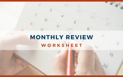 Monthly Review Worksheet